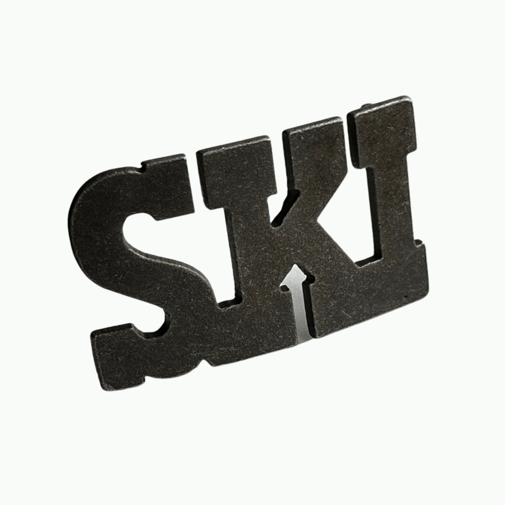 Hebilla de cinturón SKI-Montana Arts & Home