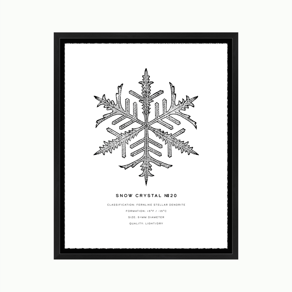 Cristal de nieve #20-Arte-Montana Arts & Home