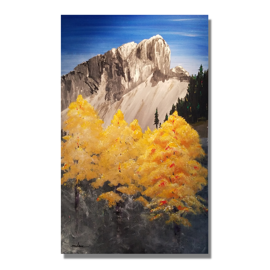 Pintura de montaña, Pintura del Oeste, Made in Montana, Montana Arts & Home